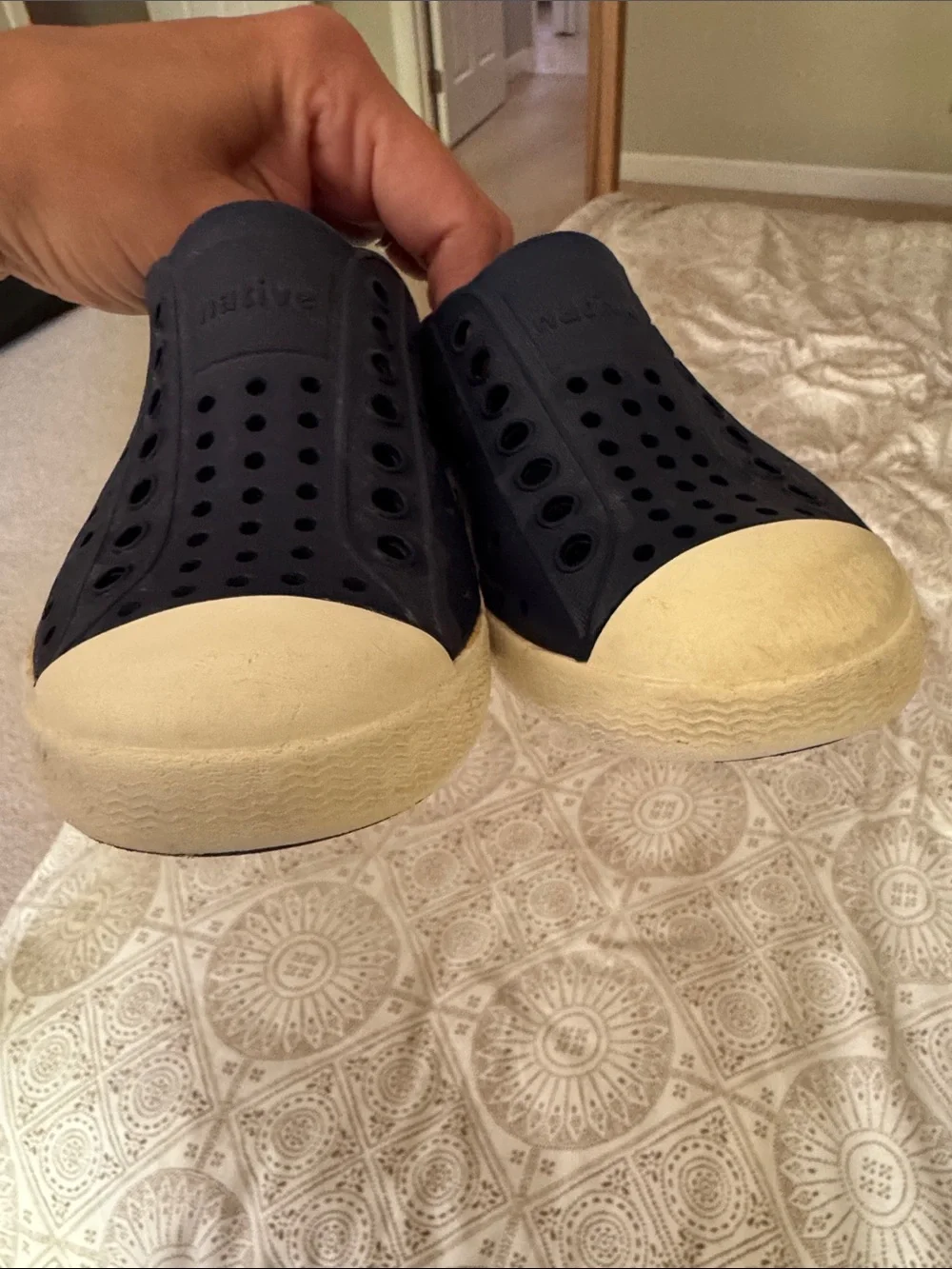 Native Navy Jefferson Slip On Sneakers